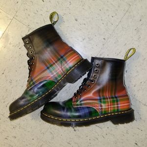 Dr. Martens 1460 Royal Stewart/Black Watch Tartan Boots